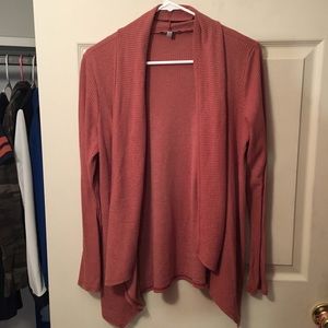 burnt orange cardigan